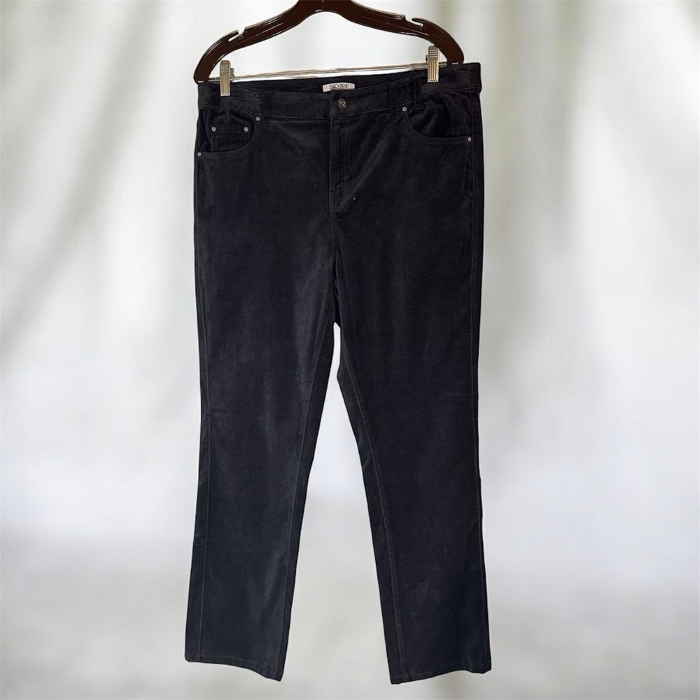 Nic & Zoe velvet denim pants.